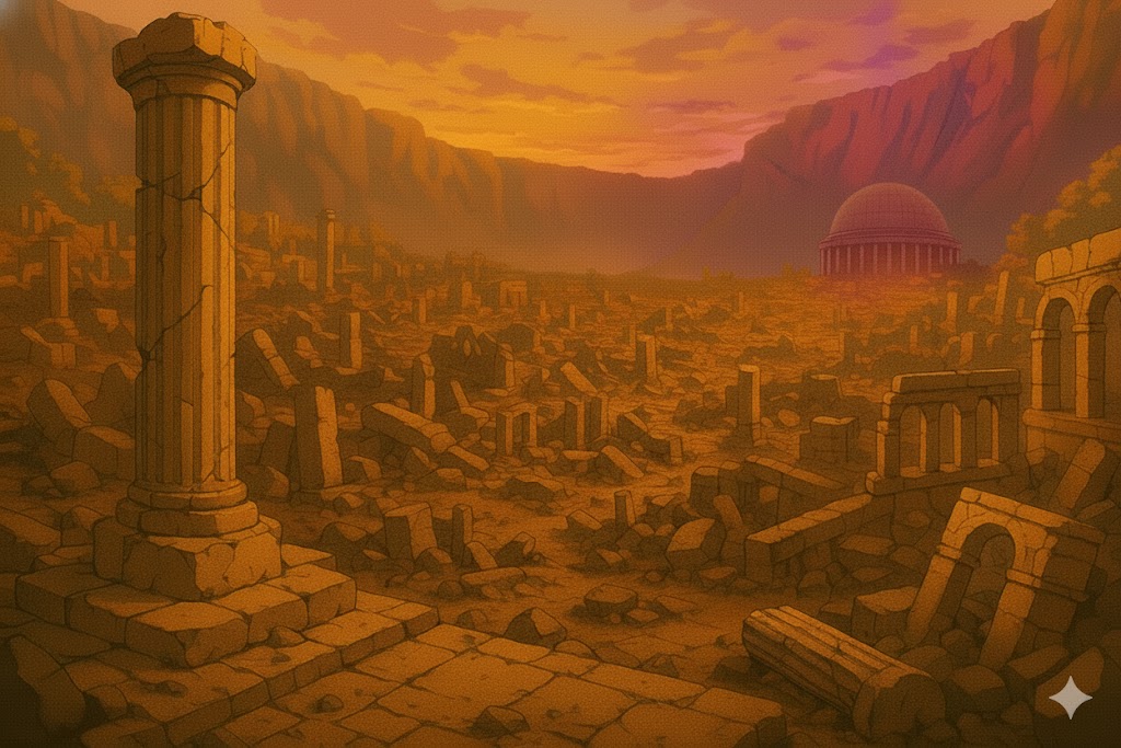 Le rovine di Megido Le rovine di Megido